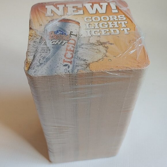 Coors Light Iced T Beer Coasters Lot BNWT - Picture 1 of 3